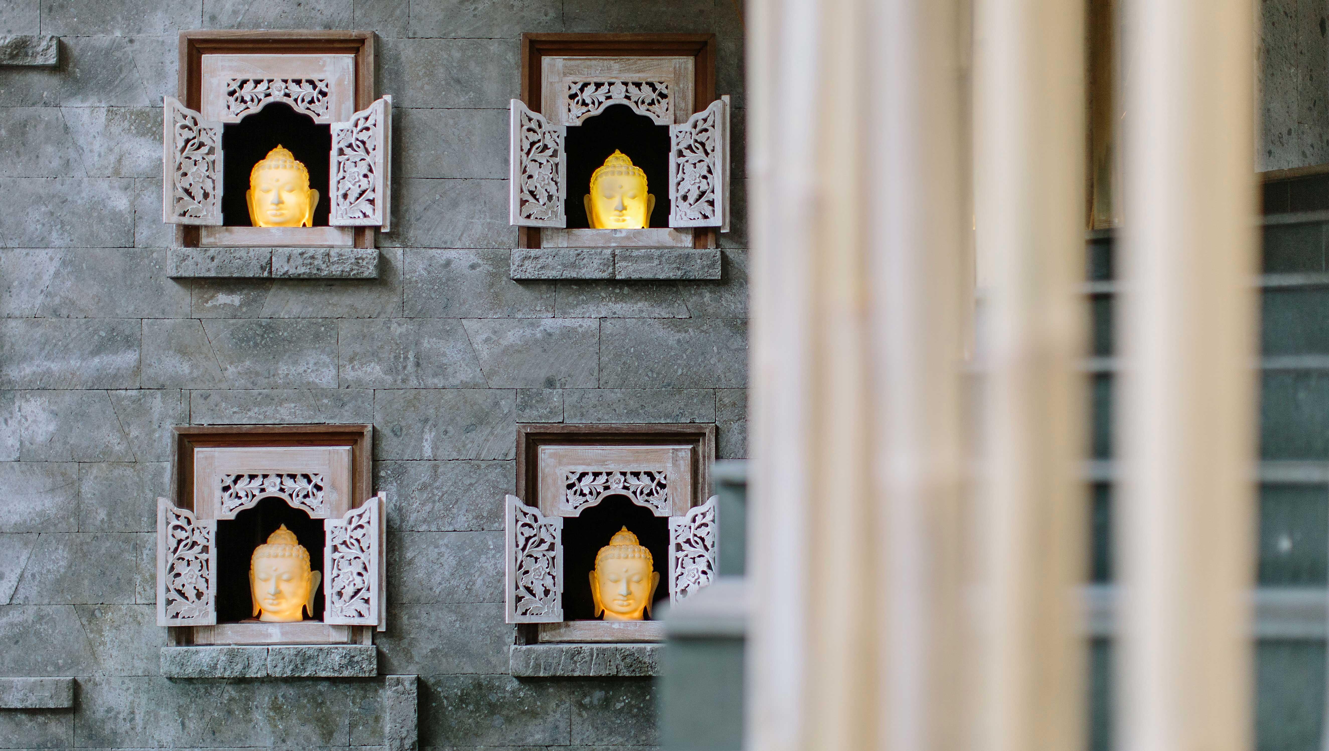 Tejaprana Resort & Spa Ubud  Exterior photo The four faces of the Buddha