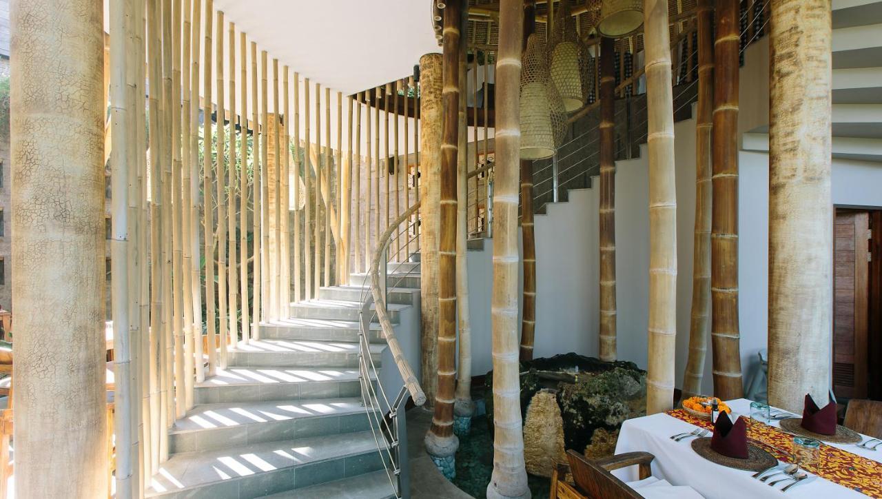Tejaprana Resort & Spa Ubud  Exterior photo Bamboo columns in a hotel